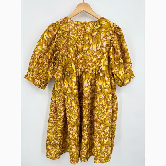 Kika Vargas | Target Mum Floral Puff Sleeve‎ Mini Dress, Large, Babydoll Spring - Picture 5 of 11